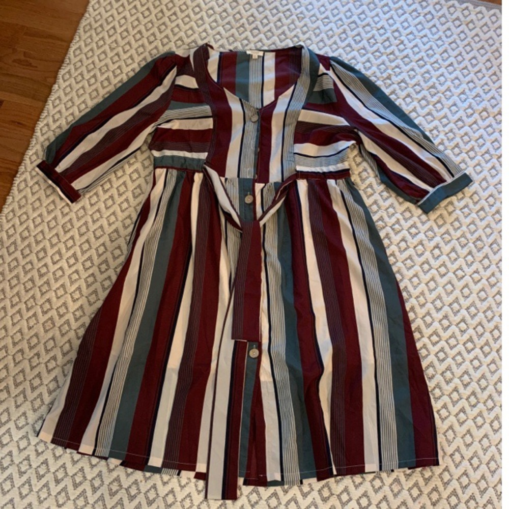 ODDY striped dress 3X